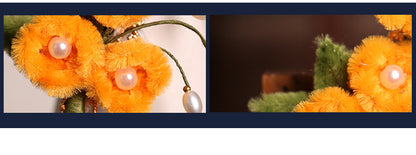 Hanfu Hairpin Osmanthus Clip Side Hair Accessory Chinese Vintage Autumn Winter