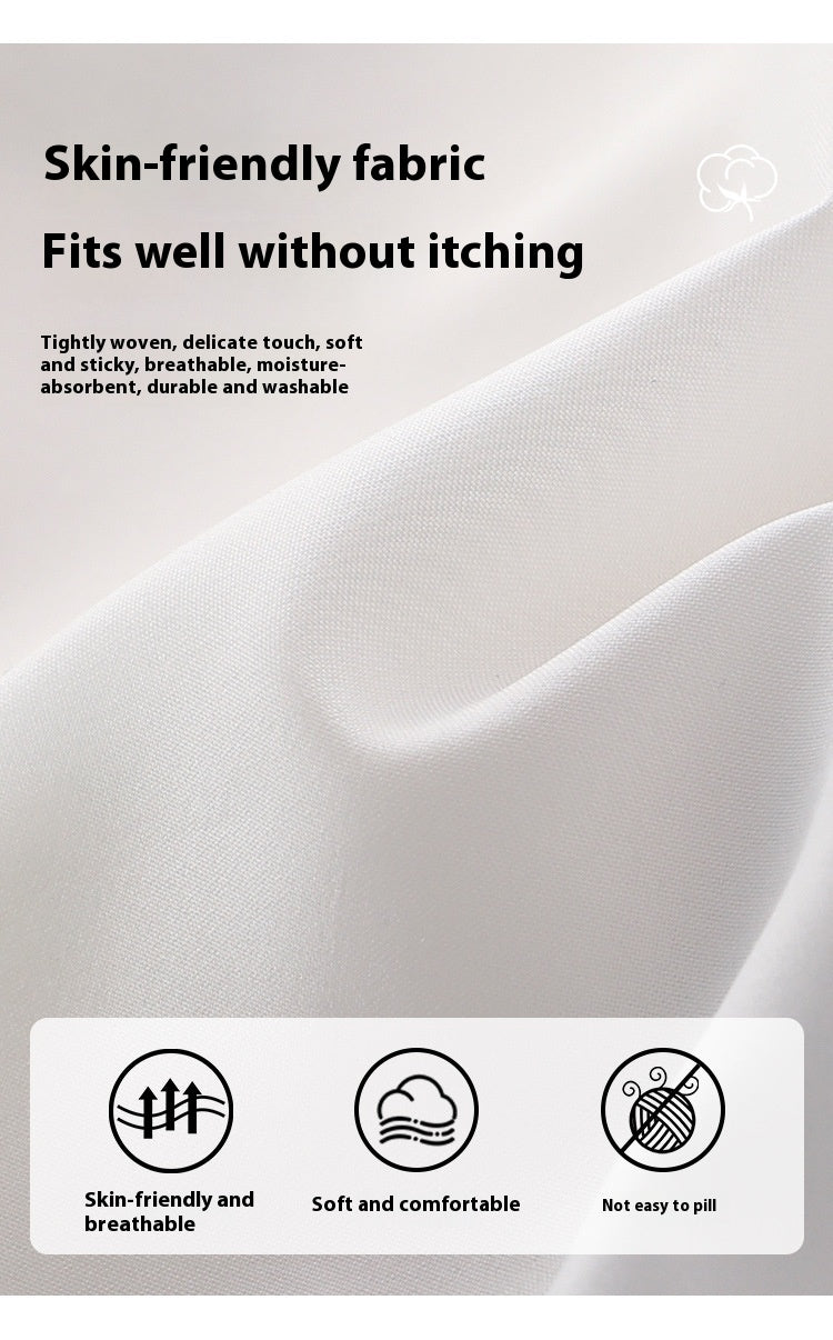 New Chinese Style Girls Outfit — Short Sleeve Shirt & Pleated Skirt