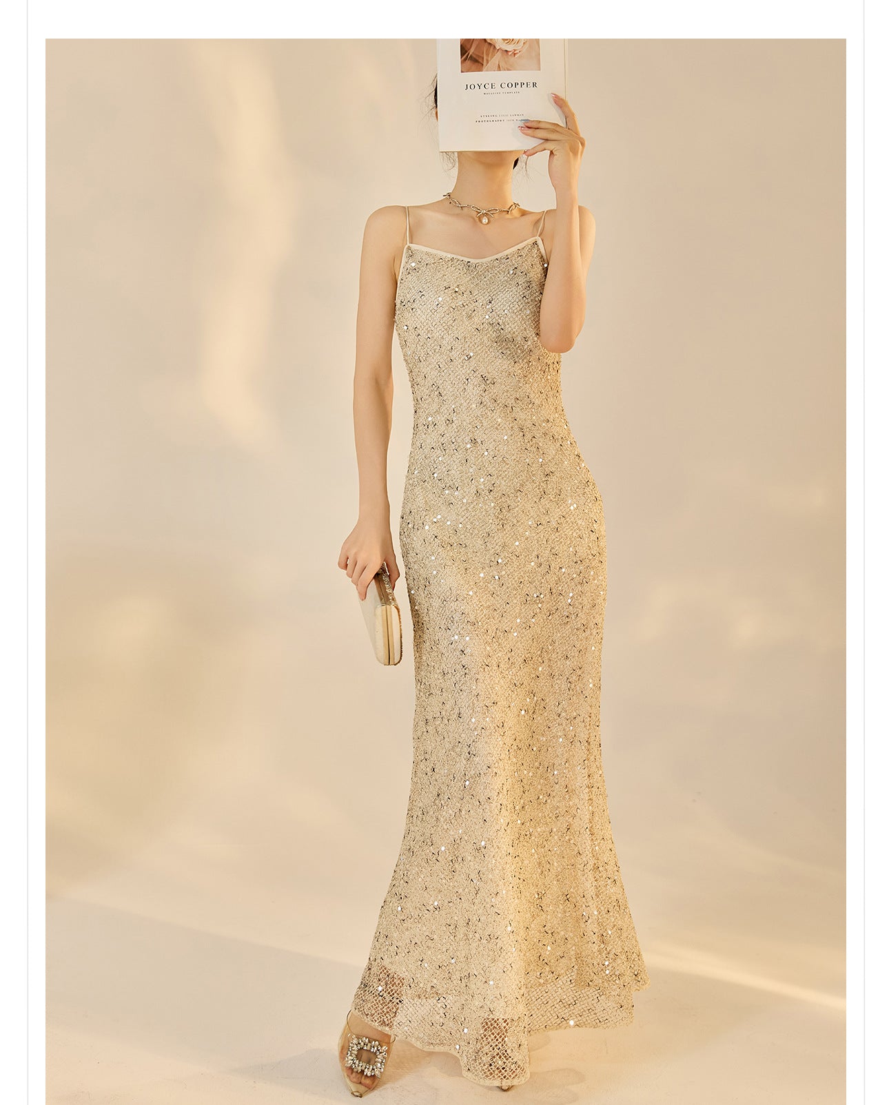 Autumn New Chinese Sequin Embroidered High-End Coat Dress Set