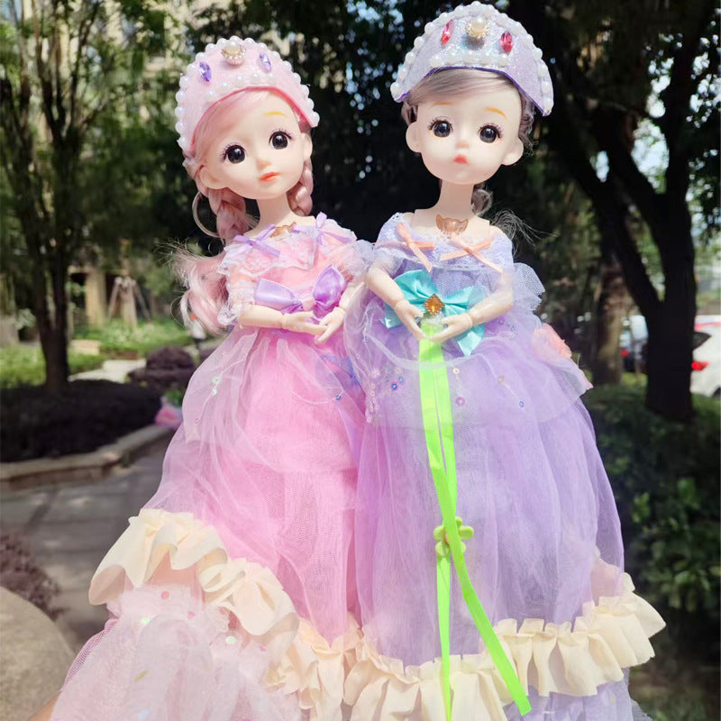 New30Centimeter Music Wedding Dress Barbie Doll Hanfu Singing Storytelling Plush Toy Girl Gift Children's Toy