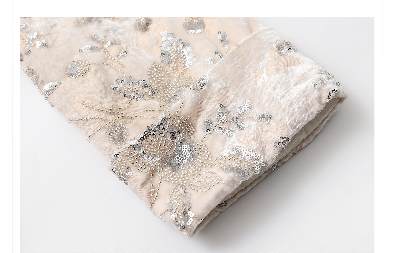 2026 Spring New Chinese Beaded Rayon Elegant Youthful Jacket