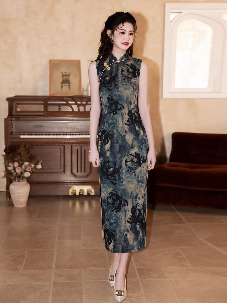 Improved Chinese Style Qipao – Elegant Youth Summer Dress