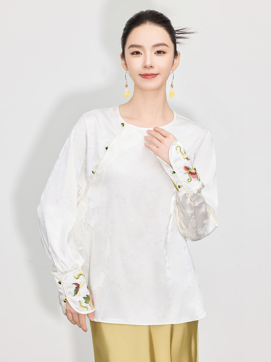 Stylish Embroidered Design Shirt for Women