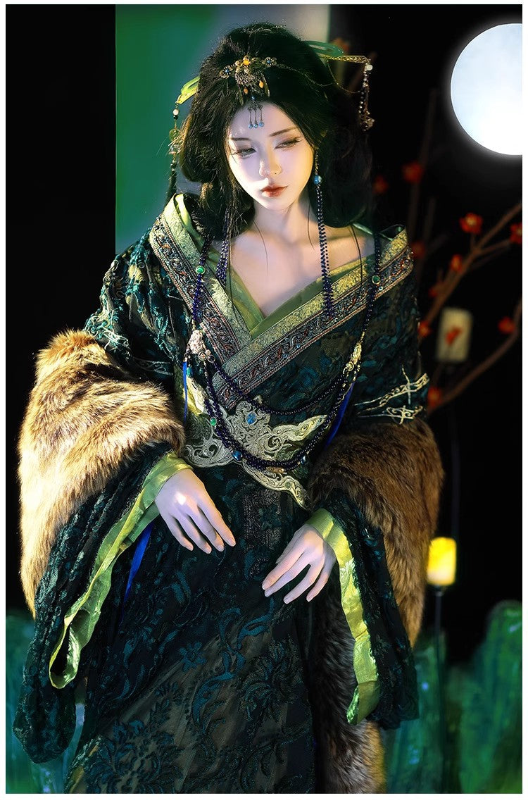 2026 Original Warring States Hanfu – Autumn Winter Large Sleeve Robe