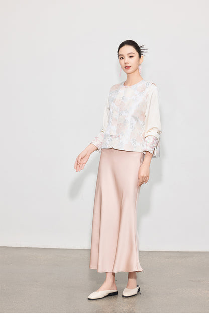 Light National Style Jacquard Vest Chinese Style