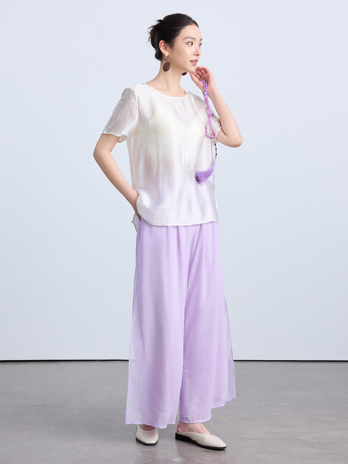 High-End National Style Summer Blouse for Women