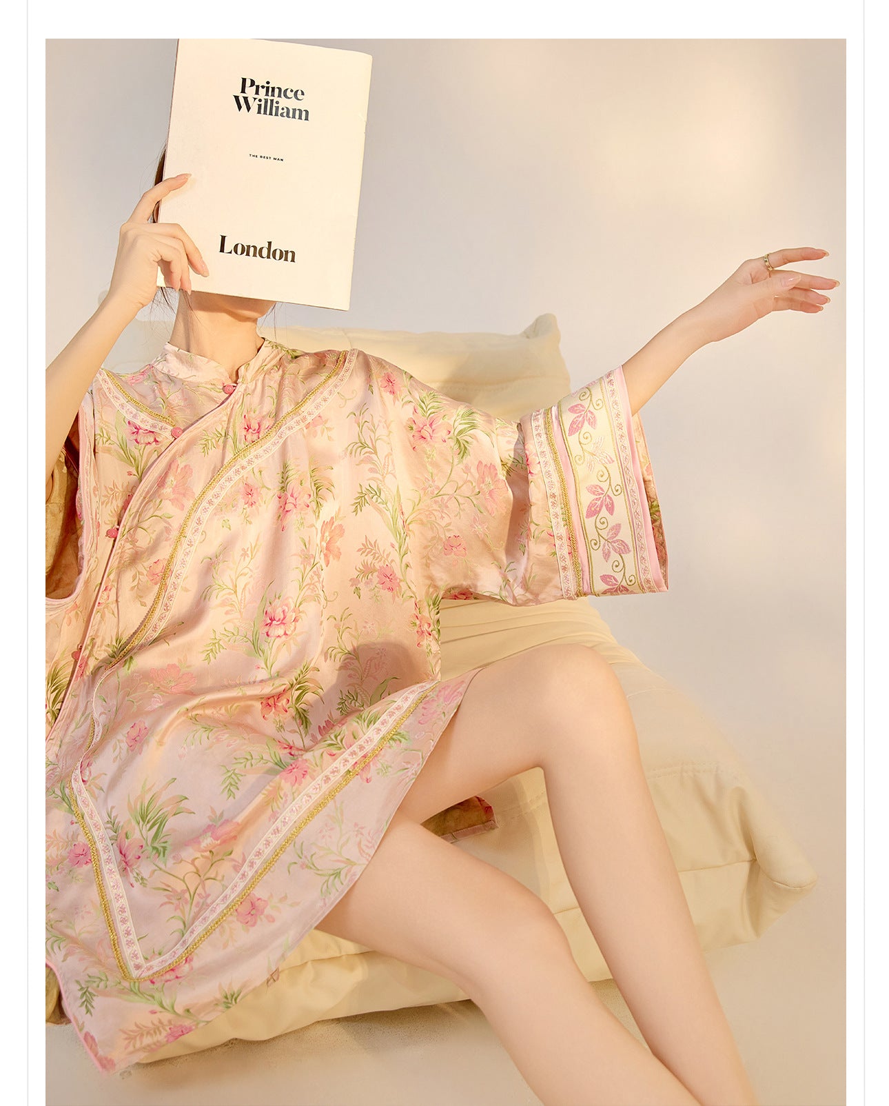 2026 Summer New Chinese Style Printed Rayon Loose Elegant Blouse