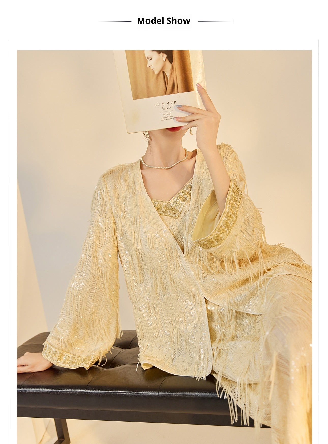 Autumn High-End Embroidered Tassel Cardigan | New Chinese Style Top