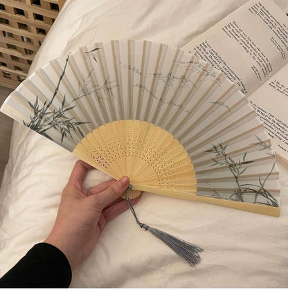 New Chinese Style Small Folding Fan — Hanfu Cheongsam Spring Summer