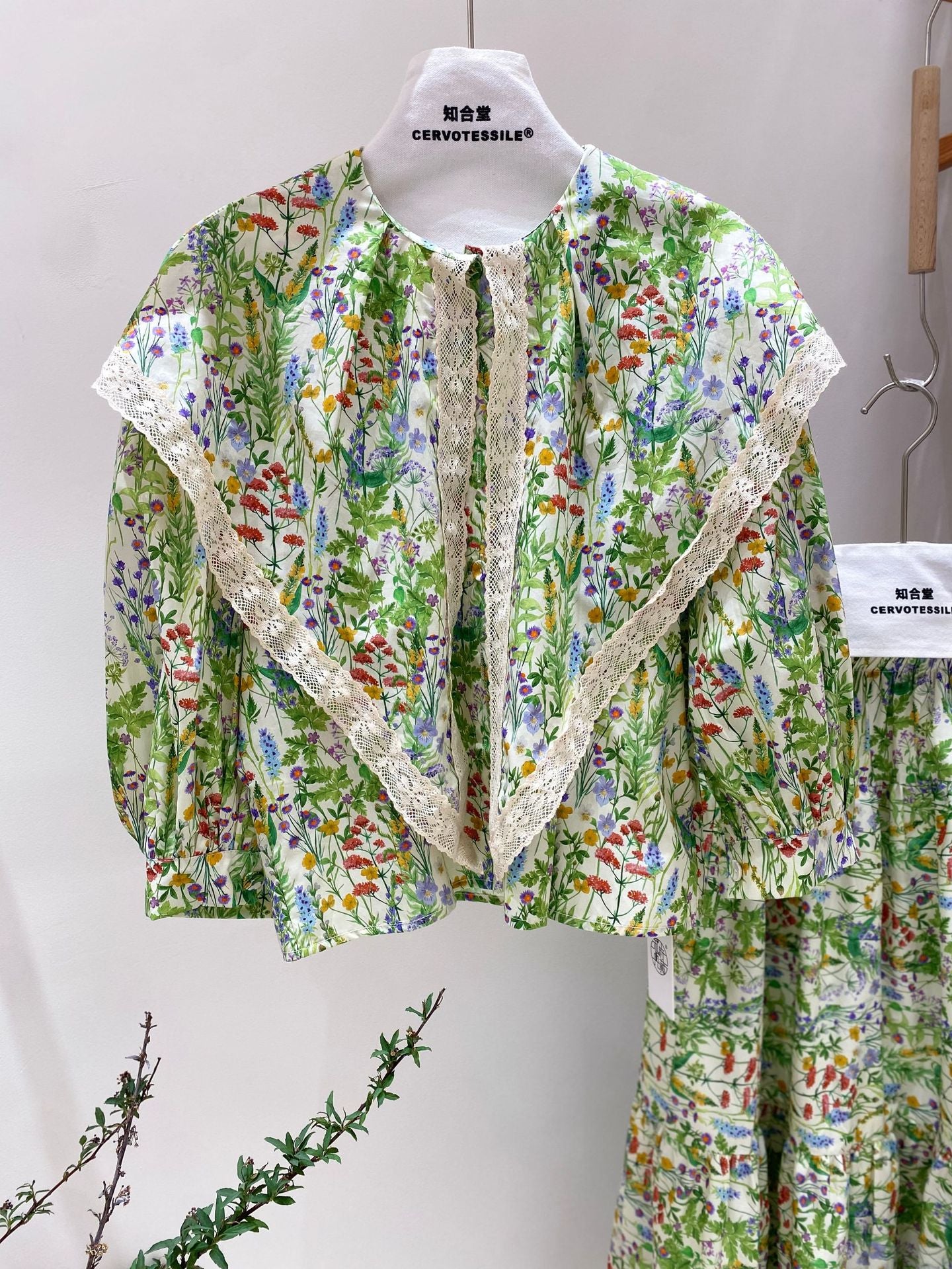 Chic Summer Floral Midi Skirt for Women