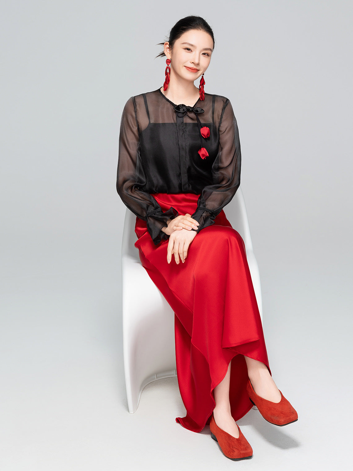 Original National Style Thin Fashion Versatile Autumn Top