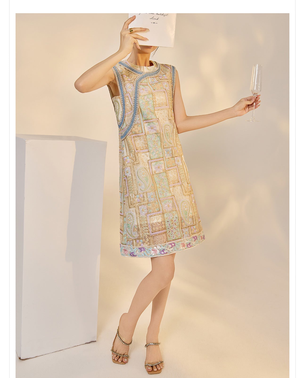 High-End Summer Dress for Women |New Chinese Style Embroidered Long Dress