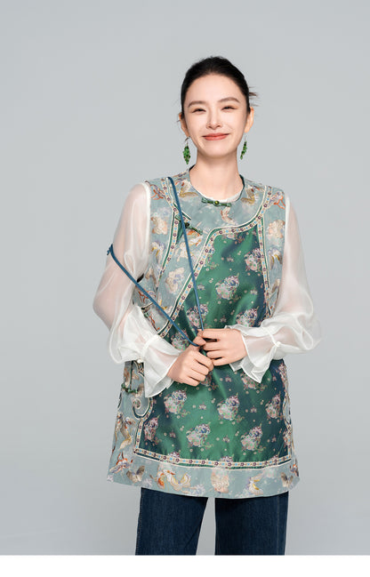 National Style Exquisite Embroidered Vest