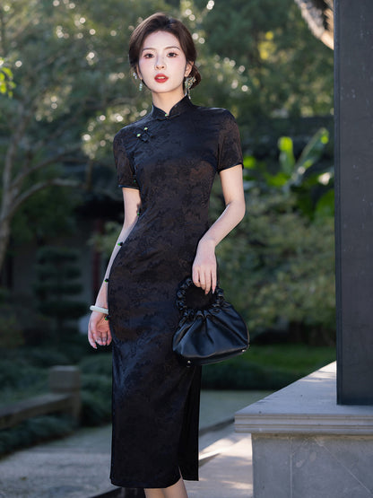 New Chinese Style Cheongsam – Spring High-End Artistic Dress
