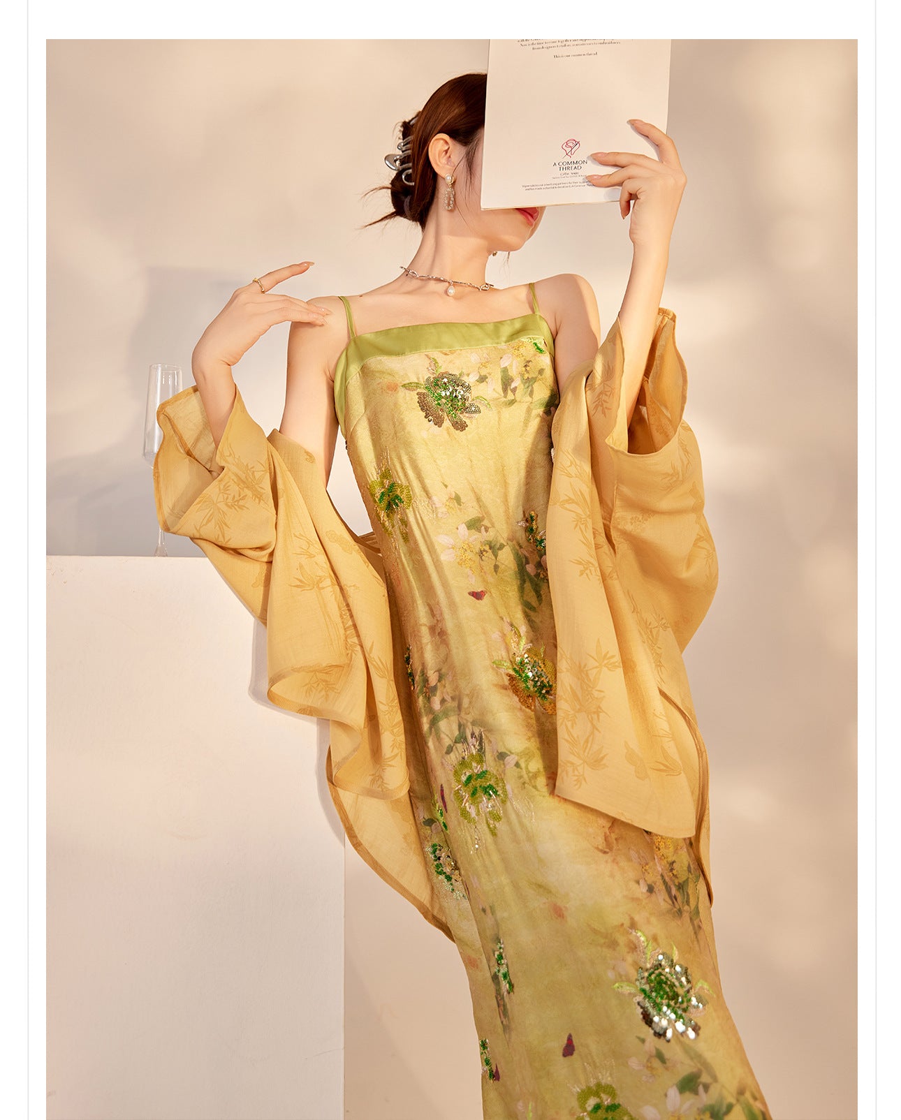 Elegant New Chinese Style High-End Women's Long Sleeve Loose Coat