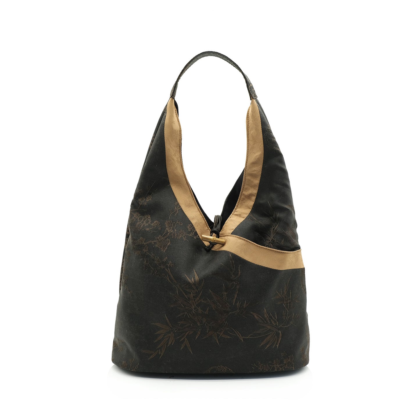 National Style Xiangyun Silk Tote — Elegant Vintage Underarm Bag