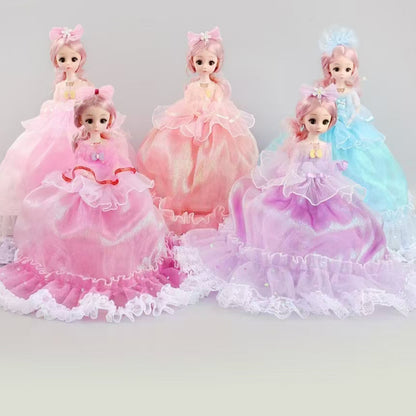 New30Centimeter Music Wedding Dress Barbie Doll Hanfu Singing Storytelling Plush Toy Girl Gift Children's Toy