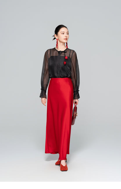 Original National Style Thin Fashion Versatile Autumn Top