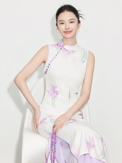 Elegant Slim Fit Chinese Dress – 2025 High-End Spring Summer