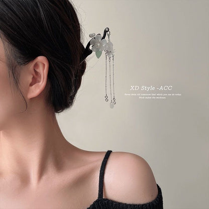 Wooden Hairpin Hair Bun Ornament | Chinese Style Cheongsam Hair Accessory