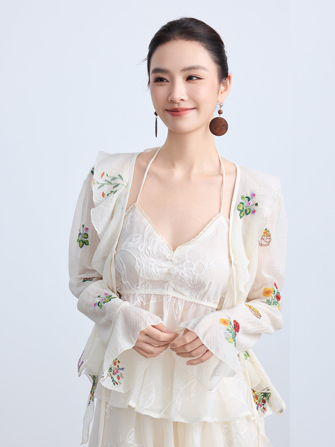 High-End Summer Chinese Style Blouse for Women