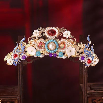 Ancient summer style hair crown tassel hair accessories