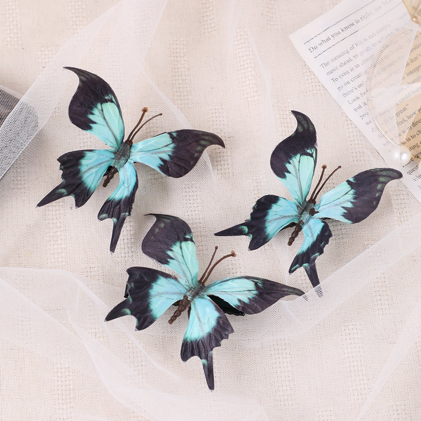 Ancient Style Magnolia Flower Hairpin Fairy Tassel Braided Hanfu Accessory