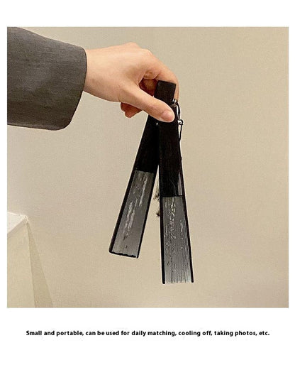 Ancient Style Summer Folding Fan — Small Chinese Dance Handheld Fan