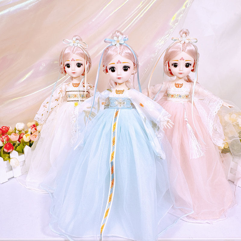 30cm Ancient Style Doll — Hanfu Toy for Girls, Gift for Kids
