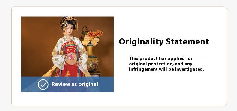 Oriental Ancient Hanfu Set — Spring Flowing Hezi Skirt Outfit