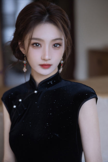 High-End New Chinese Style Qipao – Elegant Daily Wear Dress