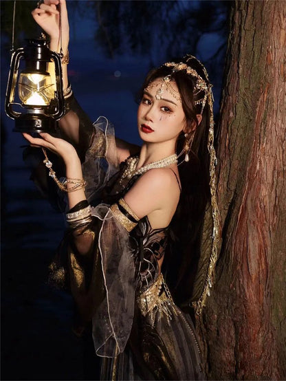 Dunhuang Feitian Hanfu — Ethereal Fairy Costume for Travel Photography