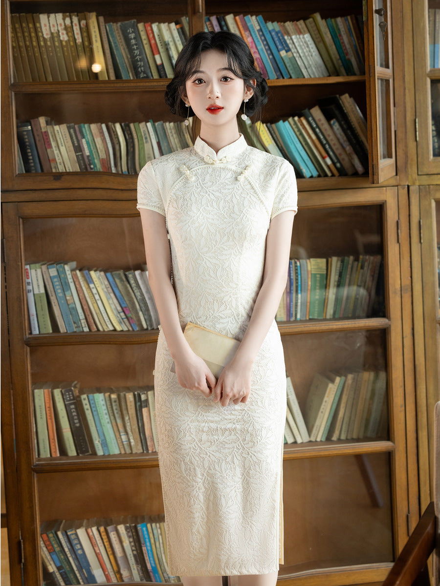 Retro Elegant Qipao – Youthful Daily Chinese Style Dress