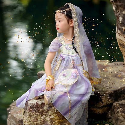 Girls Summer Hanfu — Fairy Princess Ru Skirt Dress Tang Style Costume