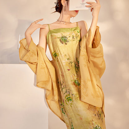 Elegant Jacquard Rayon Shirt New Chinese Style Loose Top