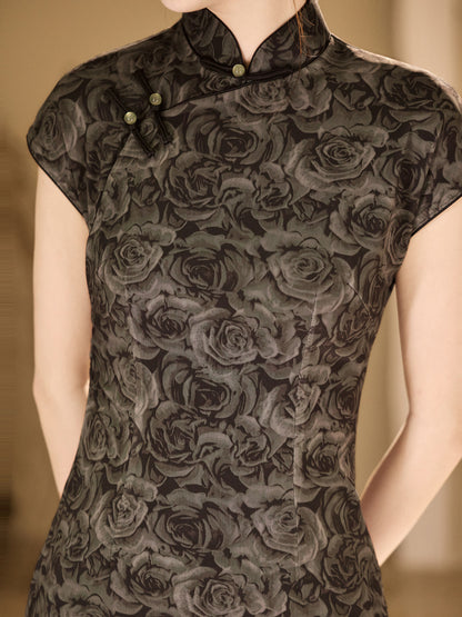 National Style Cheongsam – Breathable Elegant Dress for Women