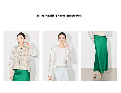 High-Waist Glossy Asymmetrical Mermaid Half Skirt