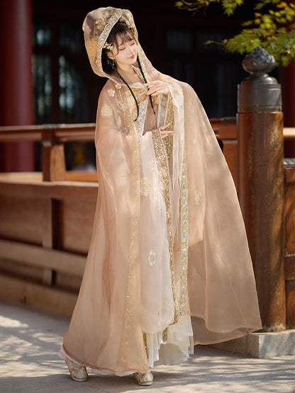 Fairy Hanfu Costume — Elegant Cloak & Flowing Ancient Outfit
