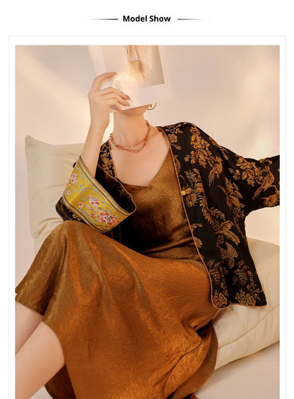 Vintage Embroidered Jacket High-End New Chinese Style Autumn Top