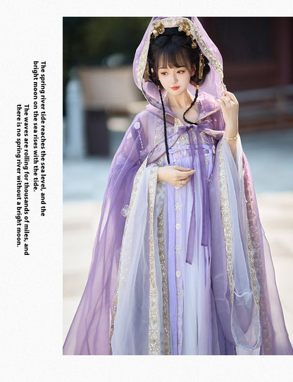 Fairy Hanfu Costume — Elegant Cloak & Flowing Ancient Outfit