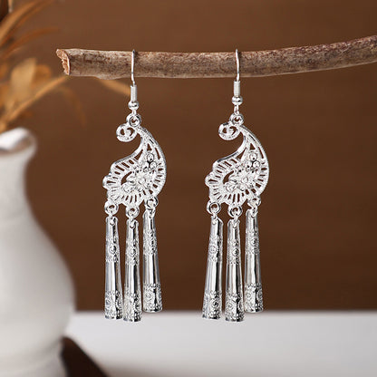 Ancient Style Ethnic Earrings | Elegant Miao Jewelry for Women