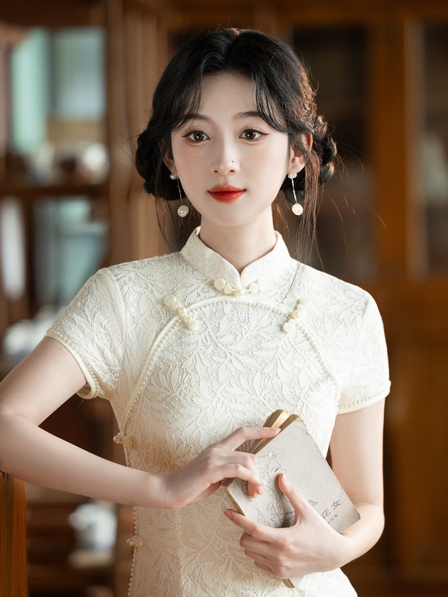 Retro Elegant Qipao – Youthful Daily Chinese Style Dress