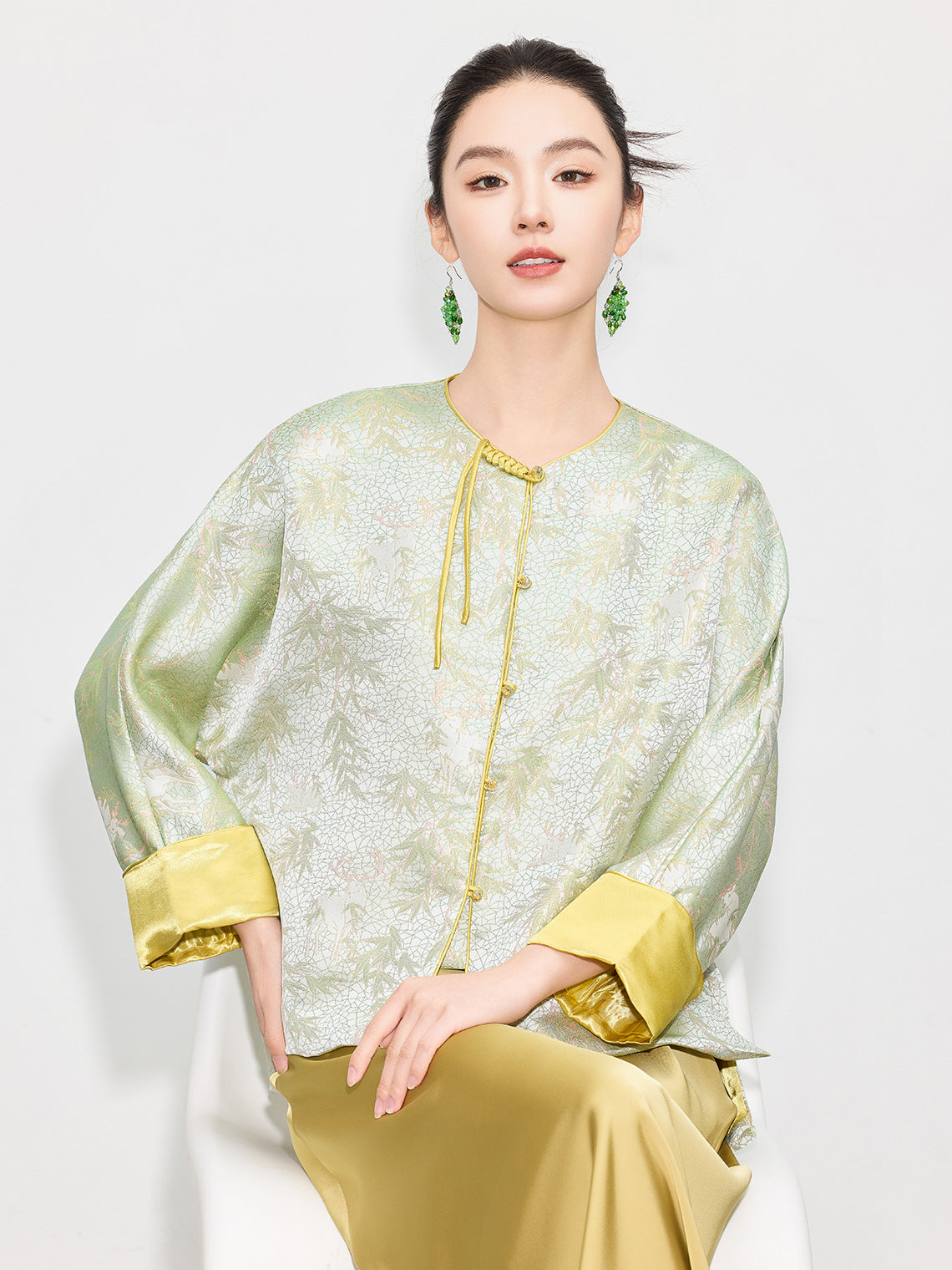 High-End Women's Jacquard Jacket