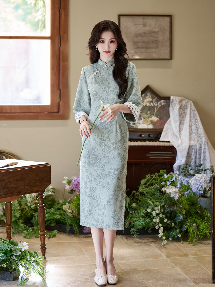 New Chinese Style Qipao – Improved Youth Daily Wear Dress