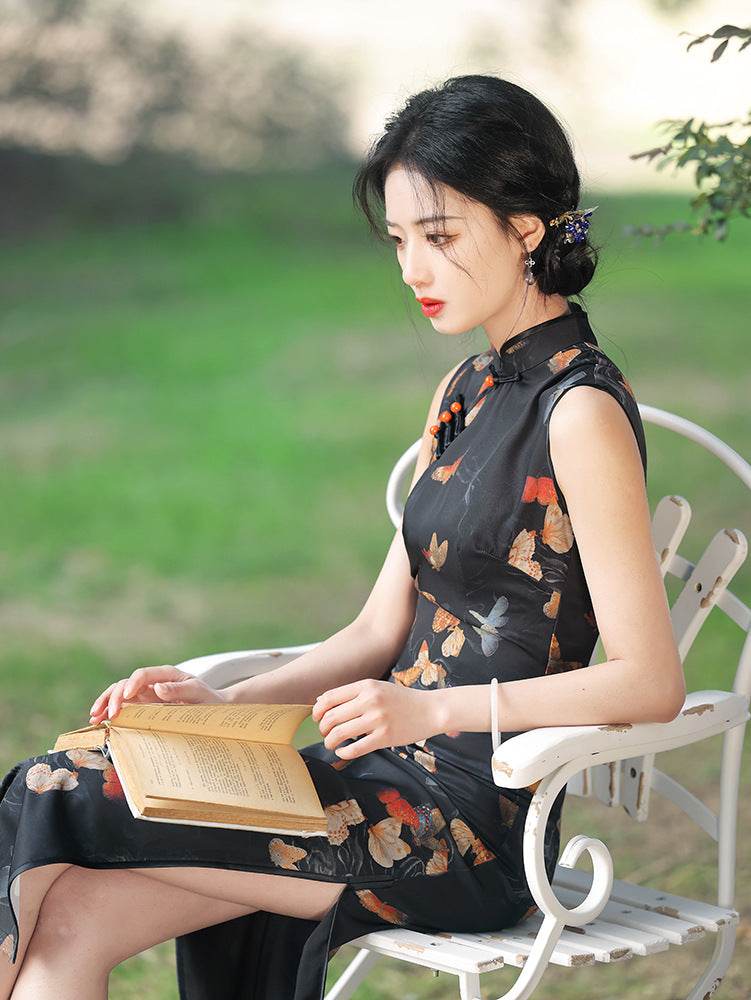 High-End New Chinese Style Qipao – Summer Youth Elegant Dress