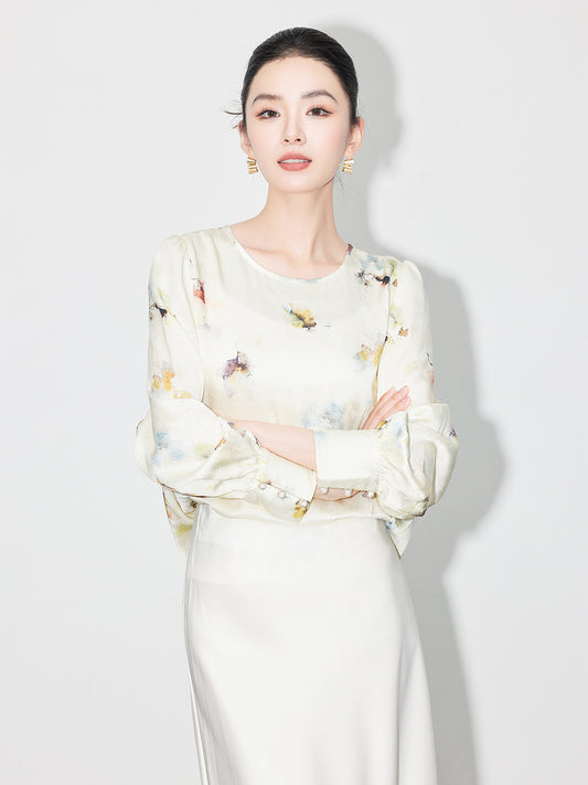 High-End Chinese National Style Spring Blouse