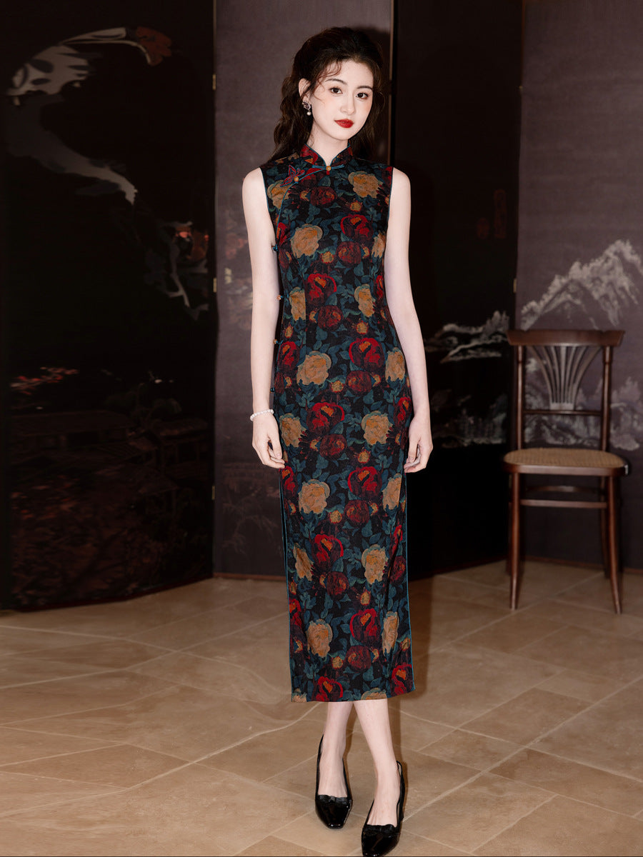 New Chinese Style Qipao – Elegant Daily Wear Dress for Girls