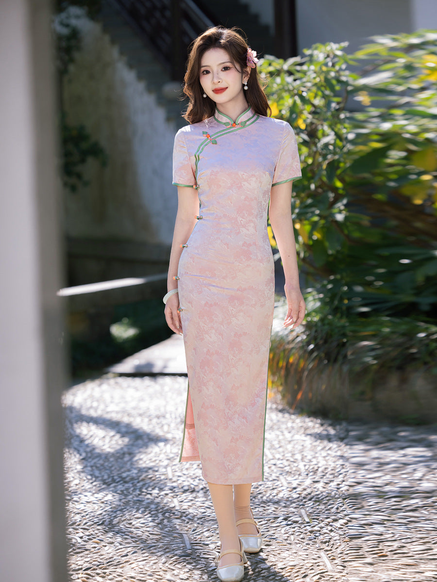 New Chinese Style Cheongsam – Spring High-End Artistic Dress