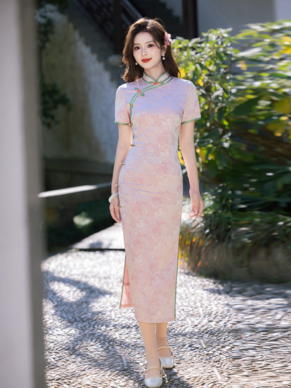 New Chinese Style Cheongsam – Spring High-End Artistic Dress