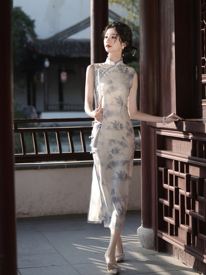 Improved Chinese Style Qipao – Elegant Youth Summer Dress